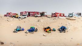 Africa Eco Race Sutherland gewinnt Etappe 6 560 km