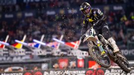 Ein guter Tag für das Rockstar Energy Husqvarna Factory Racing Team in Anaheim, Kalifornien.