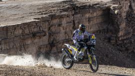Pablo Quintanilla ist auf der neunten Etappe der Rallye Dakar 2020 zum Sieg gefahren.
