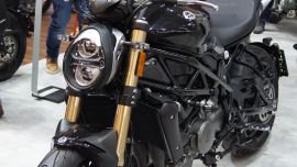 Wunderschöne Retromodelle von Brixton und Royal Enfield, stylische Modelle von Benelli, Malaguti mit Konzeptbike und anderen Modellen waren bei der bike-austria zu sehen.