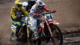 Während Herlings und Vialle im Hawkstone Park triumphierten, kam Cairoli in Mantua/Italien auf das Podium.