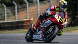 Zwei fünfte Plätze für Andreas Kofler in Portimao in der Superstock 600