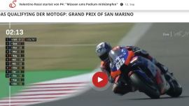 Servus TV MotoGP Startaufstellung Misano Sonntag 14:00