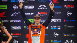 Nach vier Runden in der AMA Supercross-Meisterschaft 2021 kommt Red Bull KTM Factory Racing-Pilot Cooper Webb immer besser in Schwung.