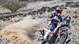 Der Rookie Daniel Sanders landet auf Platz 3 - KTM auf Aufholjagd