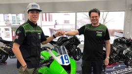 Andreas Kofler startet 2021 in der IDM 600 auf Kawasaki