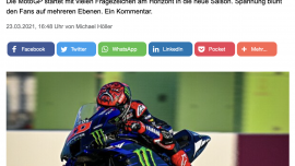Michael Höller berichtet im Motorsport-Magazin.com über die wirklich schwierige MotoGP Situation und Auswirkung