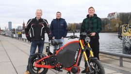 eRockit mit einzigartigem Elektromotorrad 