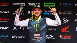 Was für eine Nacht! Rookie Nate Thrasher holte in Atlanta seinen ersten Supercross-Sieg in souveräner Manier.