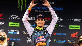 Marvin Musquin führte das Red Bull KTM Factory Racing Team am Samstag zu einem beeindruckenden 1-2-Podiumssieg.