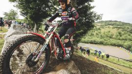 Laia Sanz wird Zweite in der TrialGP-Klasse der Frauen.