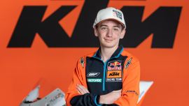 Julius Coenen startet für KTM im Rahmenprogramm der Motorrad-WM in Österreich