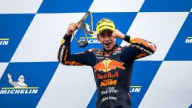 Pedro Acosta war der herausragende Star bei den gemischten Bedingungen auf dem Red Bull Ring beim Michelin Grand Prix der Steiermark