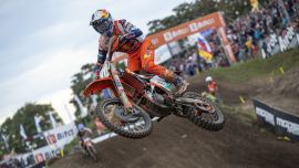  KTM: Rene Hofer bei der FIM Motocross-Weltmeisterschaft auf dem Podest !