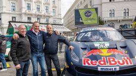 DTM-Mastermind Gerhard Berger und Wings for Life Gründer Heinz Kinigadner propagieren hochkarätigen Motorsport in Österreich bei gemeinsamer Pressekonferenz mit Red Bull Erzbergrodeo-Veranstalter Karl Katoch,