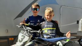 Timo Scharinger beim European Junior e-Motocross Saisonauftakt unter den Top 10