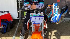 Der 11-jährige Burgenländer ist auf seiner KTM 65 SX wohlverdient der frisch gekrönte EUROPAMEISTER 2022 der 65cm³ Klasse!