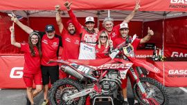 Eine Runde vor Schluss sicherte sich der GASGAS Factory Racing-Star den Titel beim EnduroGP von Ungarn, nachdem er sein fünftes 1-1-Ergebnis der Saison eingefahren hatte.