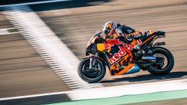 Der Portugiese erreichte mit Platz 6 das beste Ergebnis von KTM in Silverstone, während sein Teamkollege Brad Binder 11. wurde.