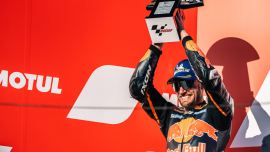 Binder stellt eine KTM RC16 zum sechsten Mal in der MotoGP-Geschichte der Marke in die erste Startreihe und holt seinen zweiten Podestplatz in dieser Saison!