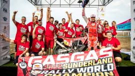 Es begann im Januar mit einem überwältigenden Sieg bei der Rallye Dakar, und jetzt ist Sam Sunderland von GASGAS Factory Racing FIM-Rallye-Weltmeister 2022 geworden! 