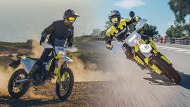 Die 2023 701 Enduro und 701 Supermoto sind ab sofort bei autorisierten Husqvarna Motorcycles Händlern erhältlich. 