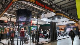 Die EICMA 2022 stellt die Rückkehr von Royal Enfield in das Segment der mittelgroßen Cruiser vor. 