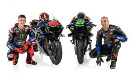 Heute enthüllte das Monster Energy Yamaha MotoGP Team sein brandneues Farbdesign beim Yamaha Indonesia Motor Manufacturing 2023 '3S Dealer Meeting', dem weltweit größten Händlertreffen innerhalb des Yamaha-Netzwerks.