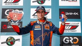 Josep Garcia von Red Bull KTM Factory Racing hat bei seinem Debüt im Jahr 2023 sowohl die Enduro1- als auch die Scratch-Kategorie bei der ersten Runde der spanischen Enduro-Meisterschaft in Santiago de Compostela, A Coruna, gewonnen. 