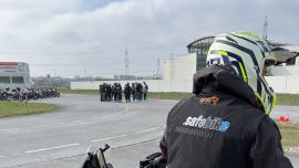 Safebike von der Stadt Wien MA46, konnte an drei Tagen wieder zu allen erdenklichen Wetterbedingungen, das perfekte Motorrad-Fahrtechniktraining anbieten, um noch mehr Sicherheit für Motorradfahrer und Fahrerinnen zu gewährleisten.