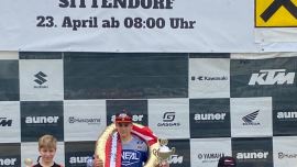 Podiumsplatzierung von Ricardo in Sittendorf