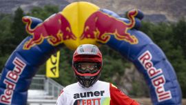 Der Jugend-Enduro Staatsmeister 2022 Valentino Hutter startet heute bei dem Red Bull Erzbergrodeo aus der ersten Startreihe.