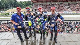 Nach einem spannenden Rennen auf dem berühmten Circuit de Spa-Francorchamps hat das österreichische Team YART Yamaha Official EWC auf Bridgestone-Reifen den Sieg bei den 24H SPA EWC Motos errungen.