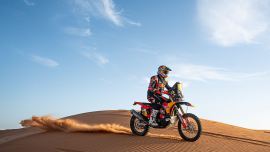 Toby Price von Red Bull KTM Factory Racing hat den Sieg bei der Rallye du Maroc 2023 errungen.