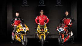 Die Panigale 2023 Replicas sind inspiriert von den Lackierungen der Motorräder von Bagnaia, Bautista, Bulega, Martín und Bezzecchi in der MotoGP, WorldSBK und WorldSSP.