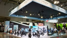 Am Stand von Vmoto (I54 | Halle 9) steht die neue EMS (Electric Mobility Solution) im Mittelpunkt.