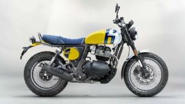 Dies ist ein stilvoller Scrambler, der auf der Basis der Interceptor 650 gebaut wurde, aber mit einer ganz anderen Seele.