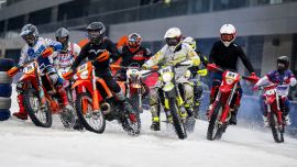 Der dritte Lauf der KTM Enduro Snow Attack gehörte in die Kategorie „sehenswert“. Am 01. Februar geht das Finale über die Bühne.