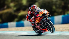 Maverick Viñales fuhr die zweitschnellste Zeit des Tages, Pedro Acosta schaffte es ebenfalls in die Top Fünf.
