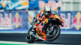 Pedro Acosta schafft es zum fünften Grand Prix in Folge unter die Top 5 eines MotoGP-Sprints und führt weiterhin die Red Bull KTM-Mannschaft an.