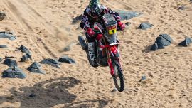 Sein Plan ging auf. Gestern gab Ricky Brabec bewusst die Führung in der Gesamtwertung an Luciano Benavides ab - und gewann dadurch heute.