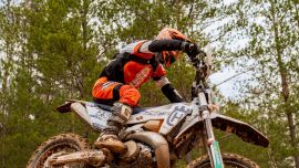 Trotz Erkältung ging Marcel an den Start - Enduro ist eben Durchhalten und das Beste aus der Situation holen!