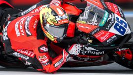 Seine Ducati ist dieses Jahr sehr konkurrenzfähig und der 29-jährige in perfekter Form.