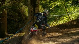Der junge Steirer Valentino Hutter musste diesmal als Einzelkämpfer für das X-GRIP GASGAS Racing Team die Kohlen aus dem Feuer holen - mit Erfolg!