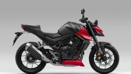 Die CB750 Hornet des Modelljahres 2027 startet mit komplett neuen Farben.