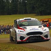 Gesamtsieger Jännerrallye 2023 Fourmaux-Coria Ford Fiesta Rally2 MkII ZM Racing