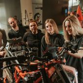 Tech Talk in der KTM Motohall