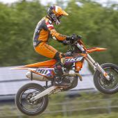 Supermoto Austria Staatsmeisterschaft S3 2024 – hervorragender Saisonstart von #281 C. Steiner 