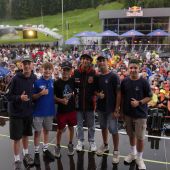 MiniGP Austria Series: Bühne Fan Zone mit Enea Bastianini (c) DORNA