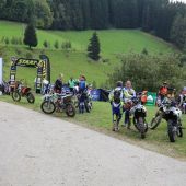 Mountain Enduro-Rohr im Gebirge